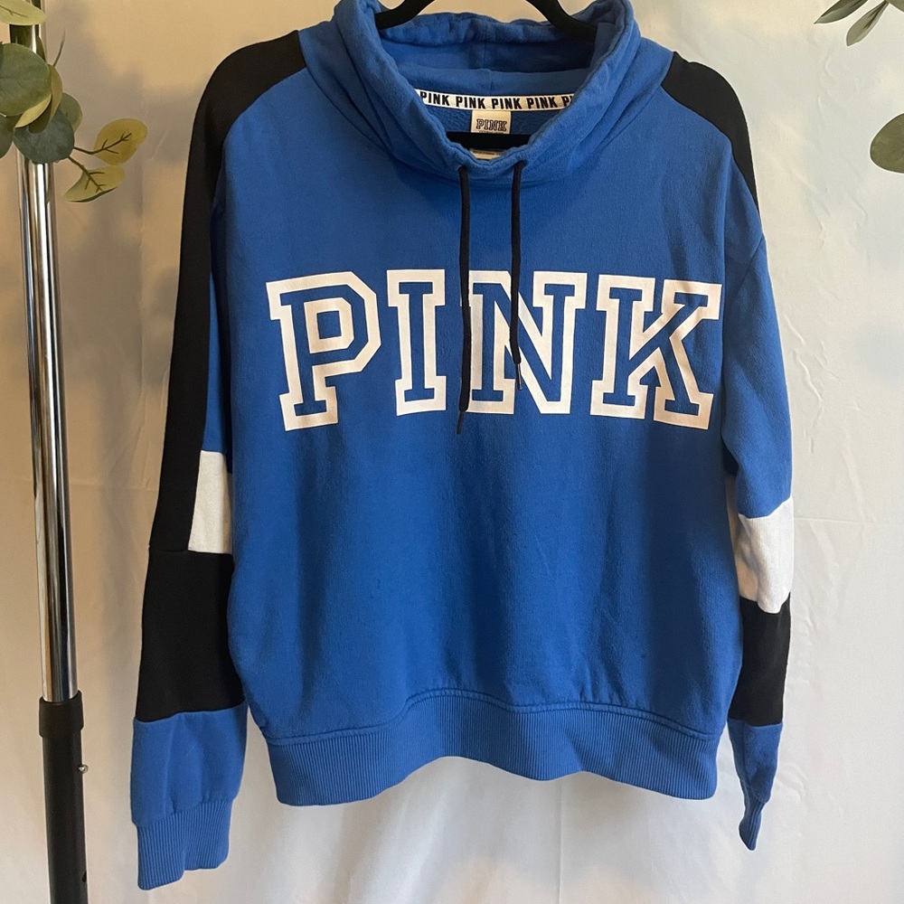 PINK Blue Sweatshirt Size M